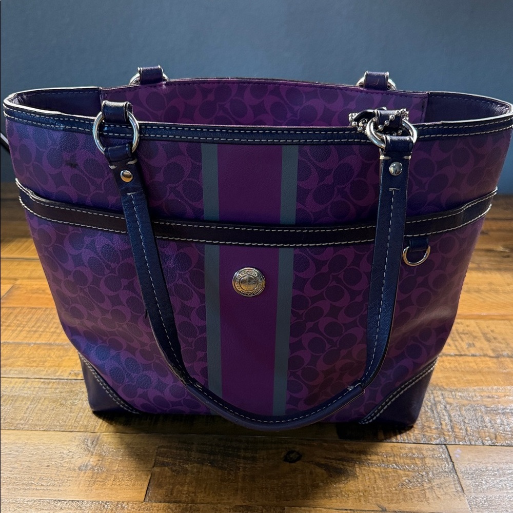 Coach Purple Purse